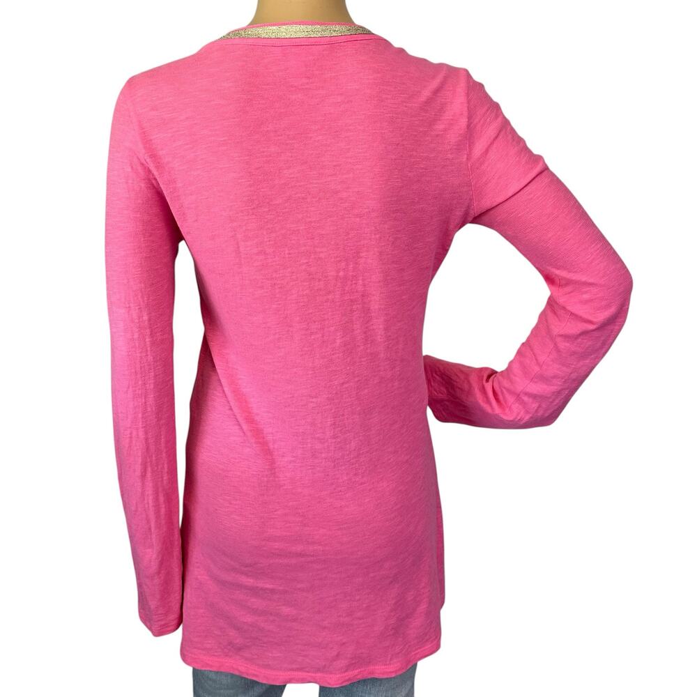 Lilly Pulitzer Emerson Tunic Top Hotty Pink Size S - Picture 5 of 10